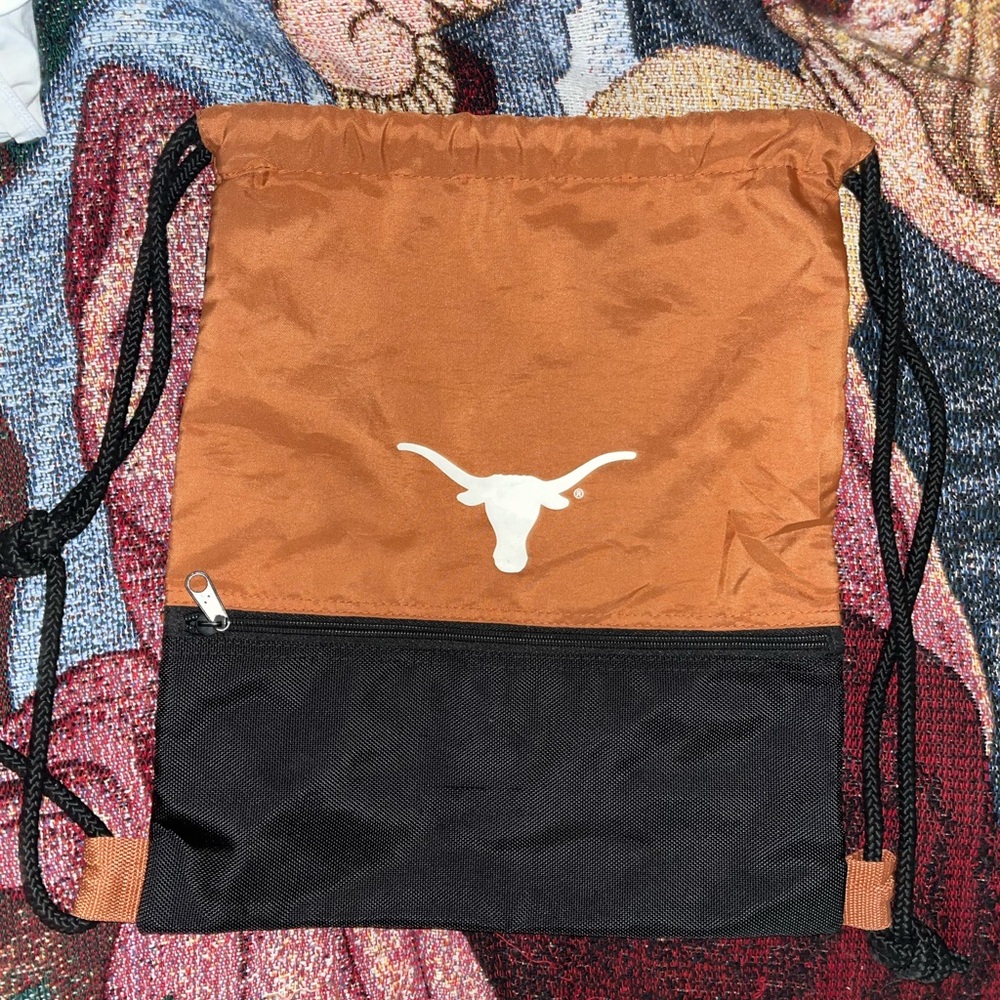 Orange and Black LongHorn Backpack